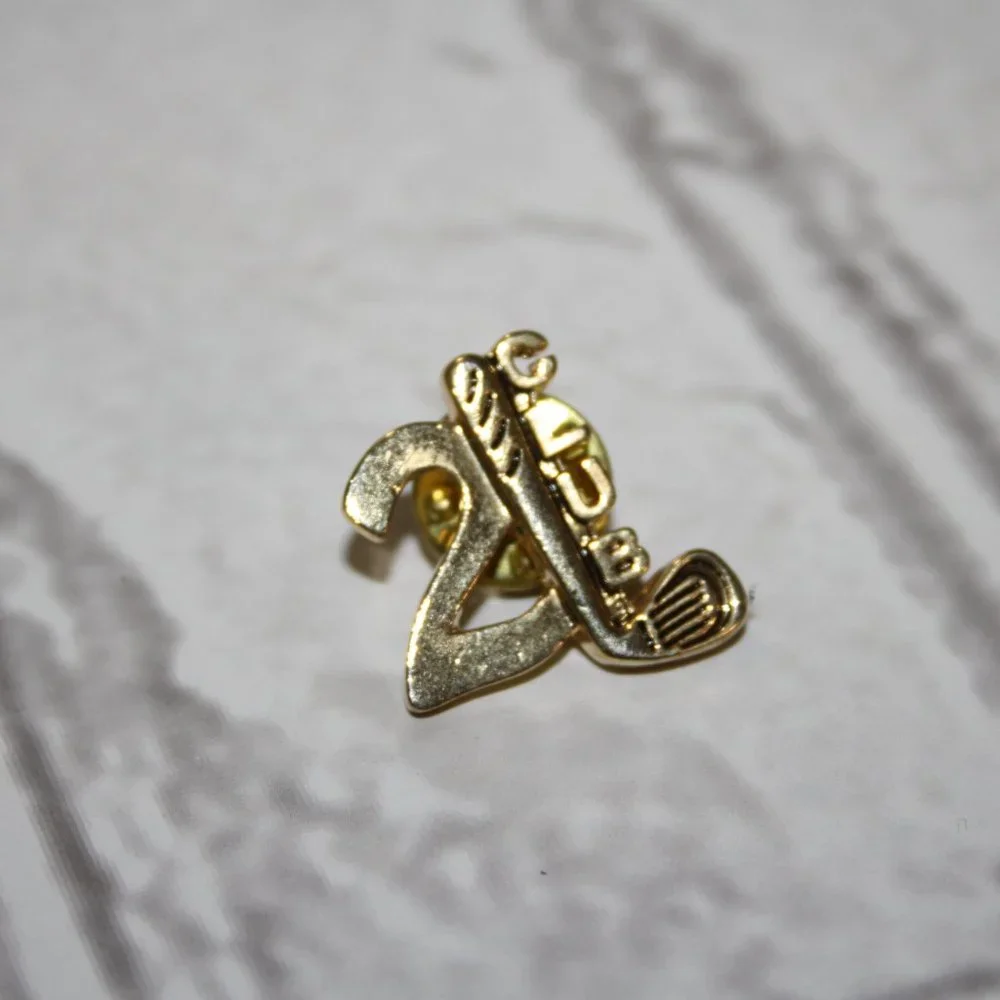 Gold 21 Club Gold lapel Pin 7/8
